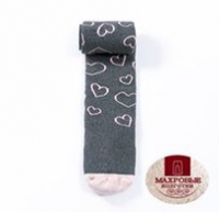 07832277-41 Колготки детские вн.махра т.серый р.104-110