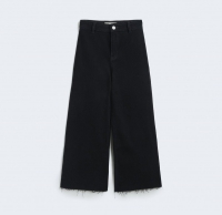 07873021-41 Джинсы Wide leg для девочки черный р.116